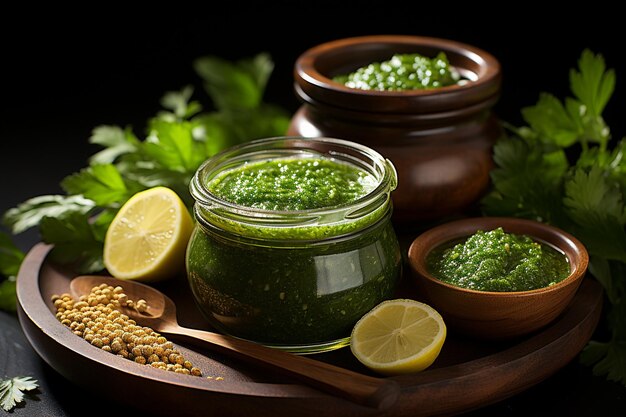 Argentinian green chimichurri ar c