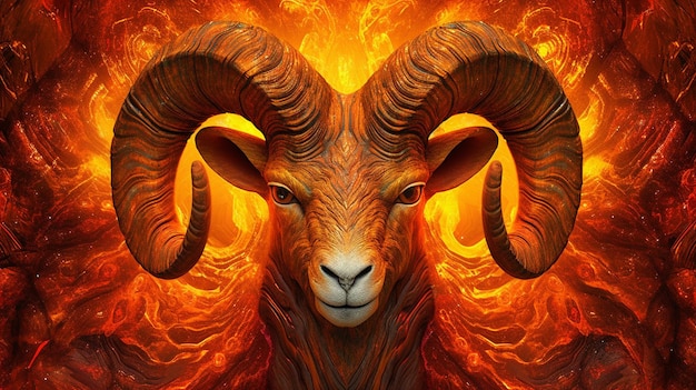 Aries zodiachd 8k wallpaper stock photographic image
