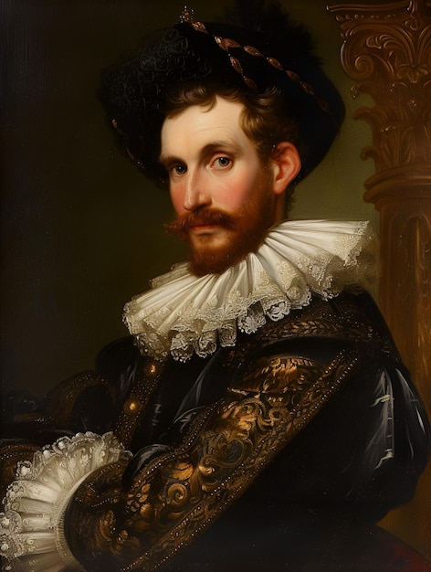 Foto aristocratische renaissanceschilderkunst