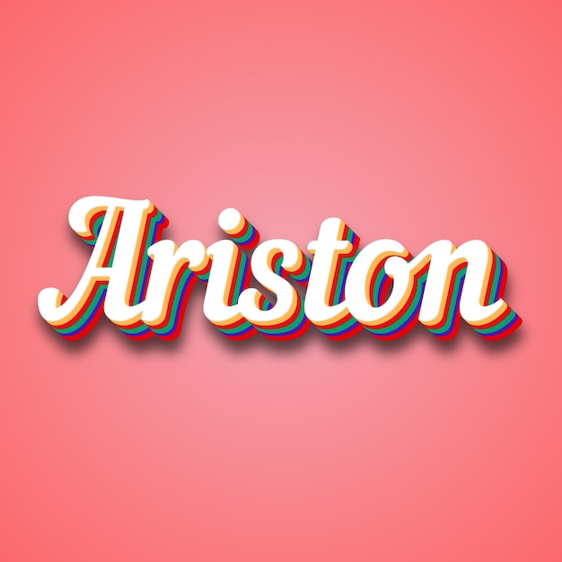 Ariston tekste-effect foto-afbeelding cool