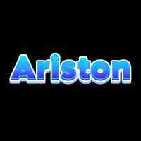 Photo ariston typography 3d design cute text word cool background photo jpg