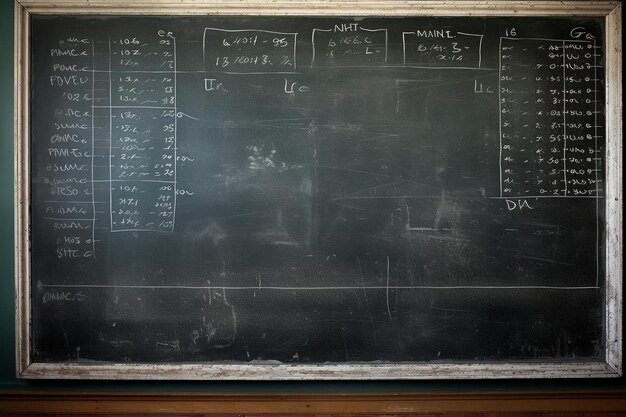 Arithmetic Asylum Blackboard photo