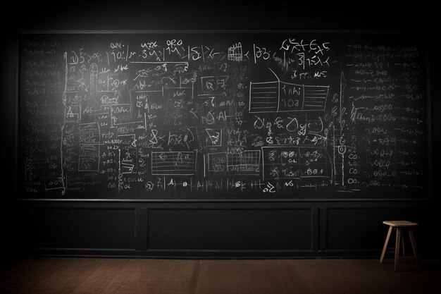 Arithmetic Asylum Blackboard photo