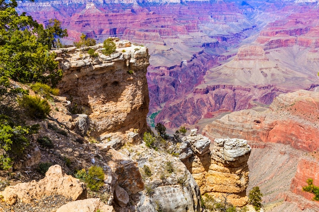 Arizona Grand Canyon Park Mother Point and Amphitheater