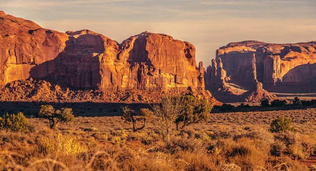 アリゾナ砂岩砂漠の風景 アメリカ合衆国