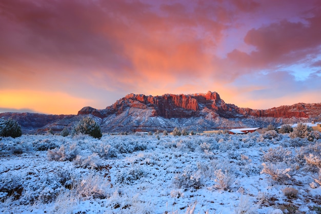 Arizona Strip Winter Sunset