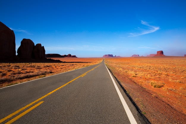 Arizona VS Scenic weg naar Monument Valley