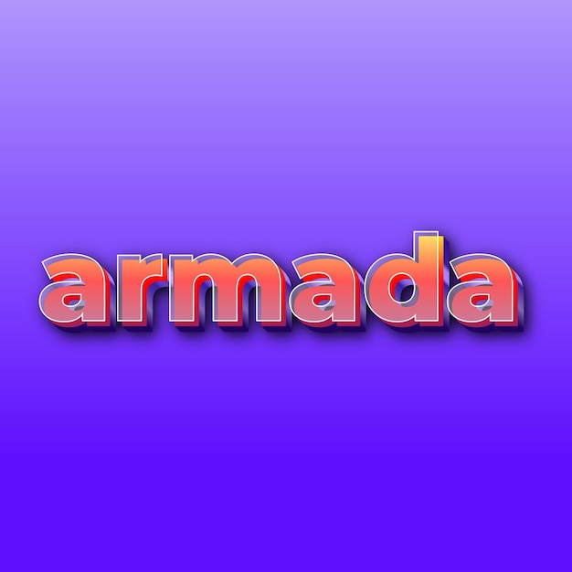 armadaText effect JPG gradiënt paarse achtergrond kaartfoto