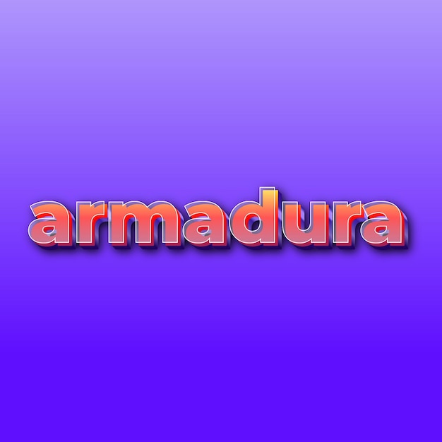 armadura텍스트 효과 JPG 그라데이션 보라색 배경 카드 사진