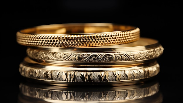 Armbanden, gouden en zilveren sieraden