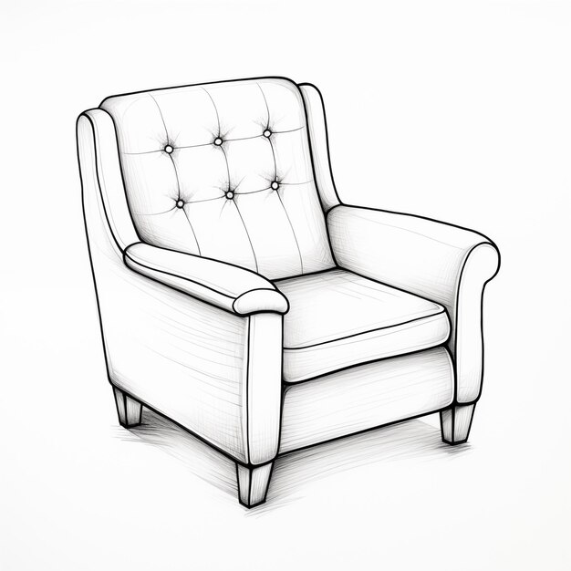 Photo armchair illustration