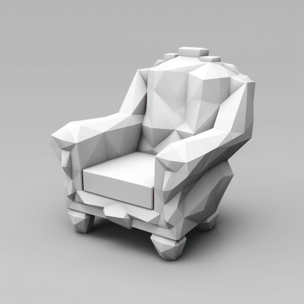 armchair on white background desktop