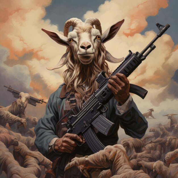 Photo armed herders the intriguing world of guns and goats