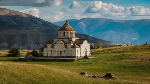 Armenian monastery landscape