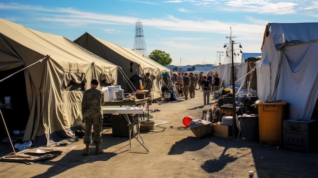 陸軍基地キャンプ