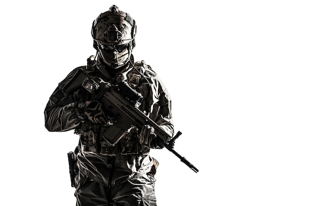 Photo army soldier of special operations forces