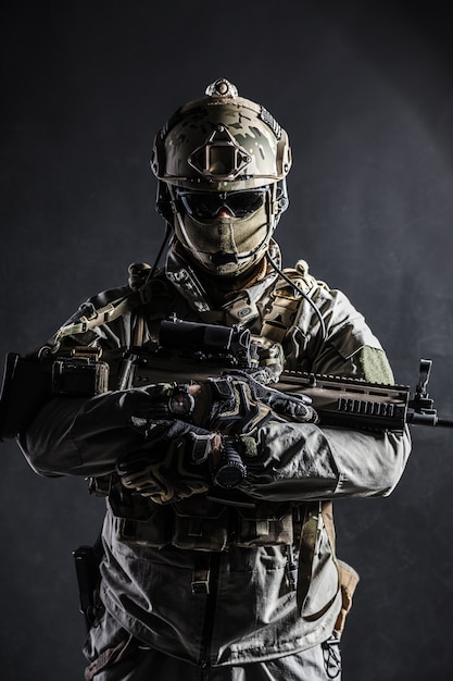 Army soldier of Special Operations Forces