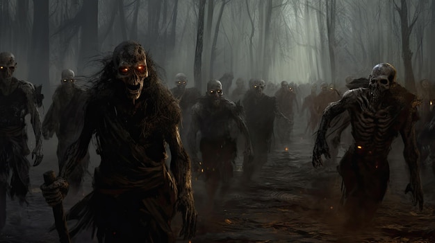 army of the undead apocalypse horror monster