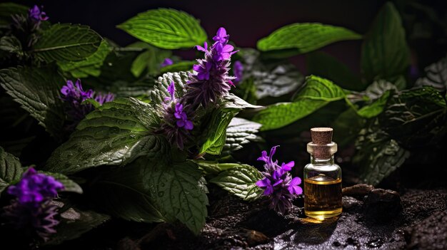 Photo aroma patchouli oil