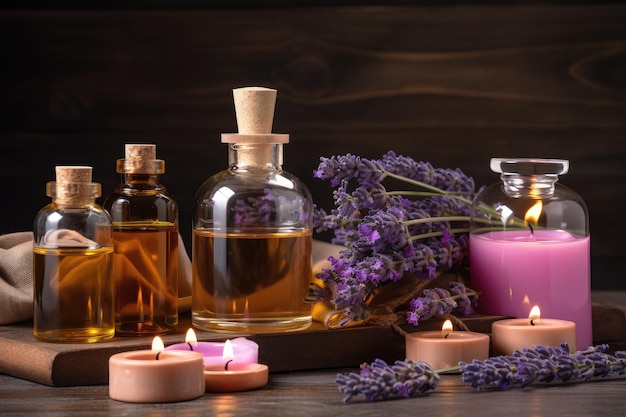 Aromatherapie massage met gebruik van essentiële oliën en aanraking