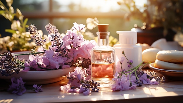 Foto aromatherapie op wit