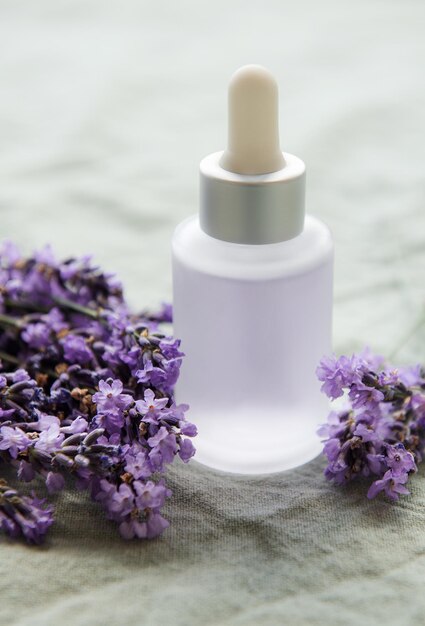 Aromatherapy lavender bath salt and massage oil