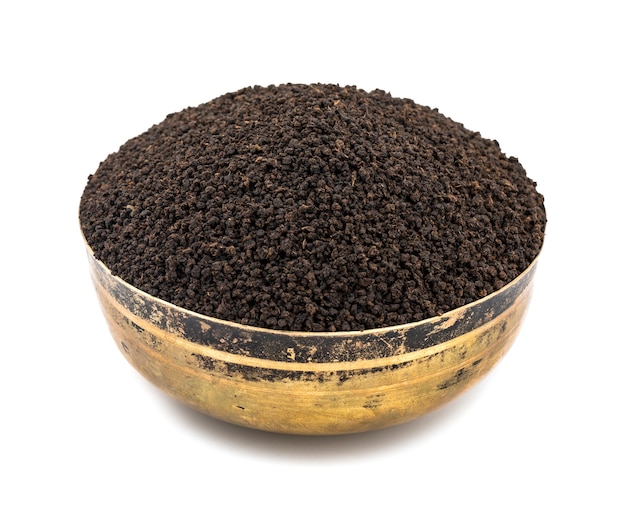 Foglie di tè allentate o secche aromatiche del tè nero