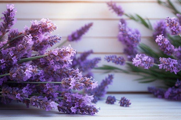 Aromatic blooms fresh flowers of lavender soothing and visually appealing