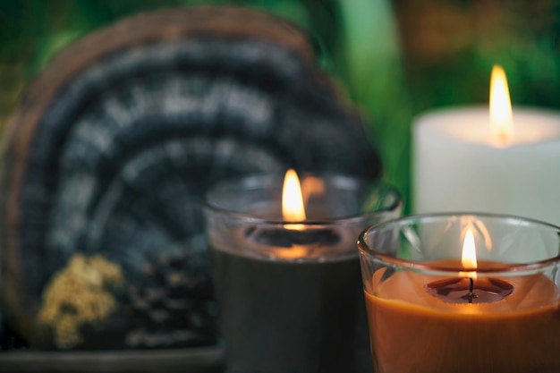 Ароматические свечи Шоколадно-коричневые и карамельные ароматические свечи