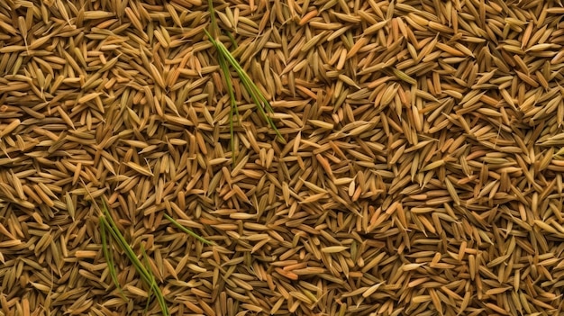 Aromatic caraway spice horizontal background