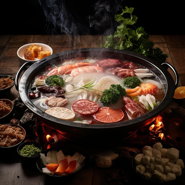 Aromatic Chinese Hot Pot Elegance