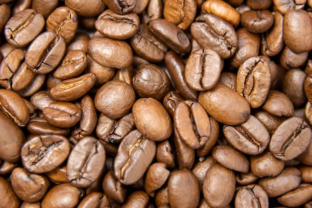 Aromatic coffee Coarse coffee beans roasted coffee beans can be used as a background