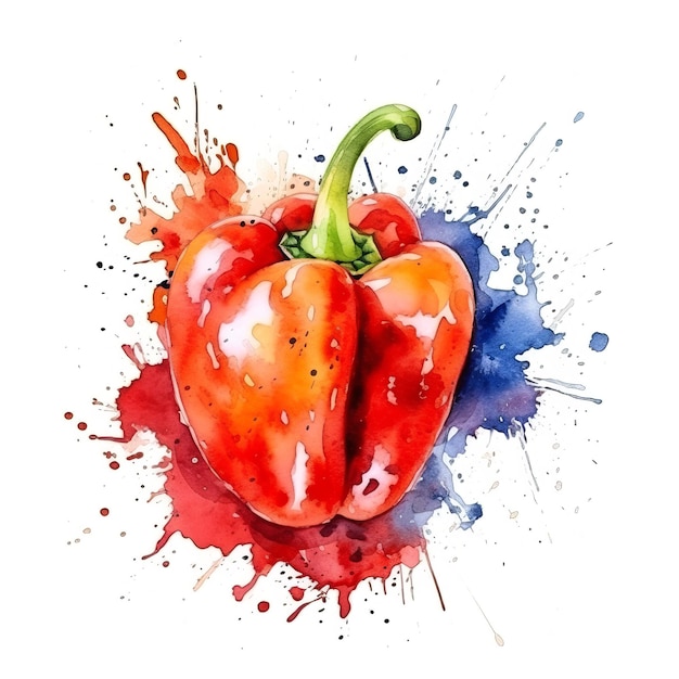 Aromatico paprika spezie sfondo quadrato