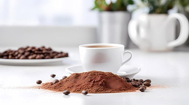 Aromatic temptations an editorial closeup of coffee indulgence