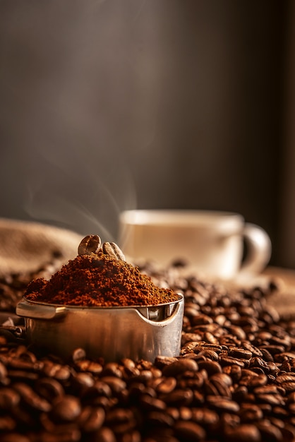 Aromatische ochtendkoffie
