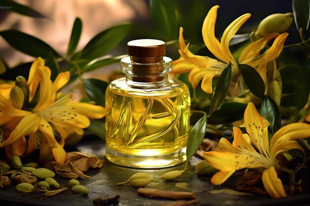 Aromatische olie van Ylang Ylang