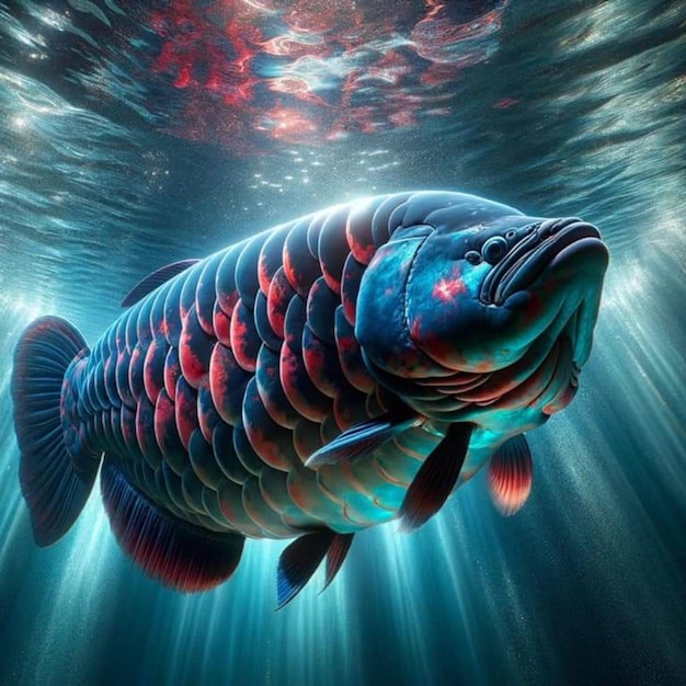 Arowana wallpaper realistic fish