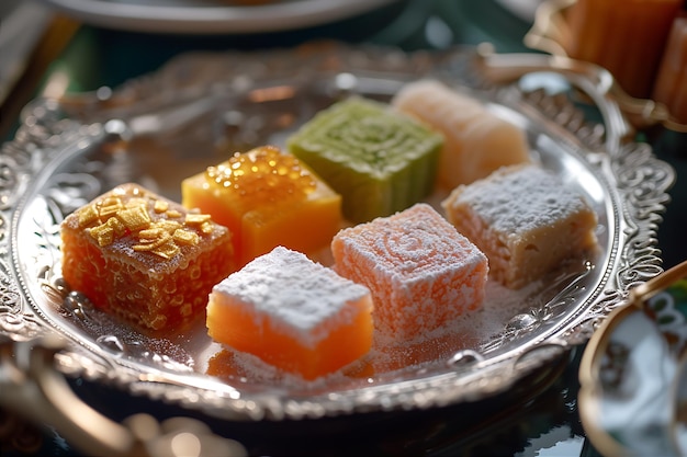 Arrangement of Various Desserts