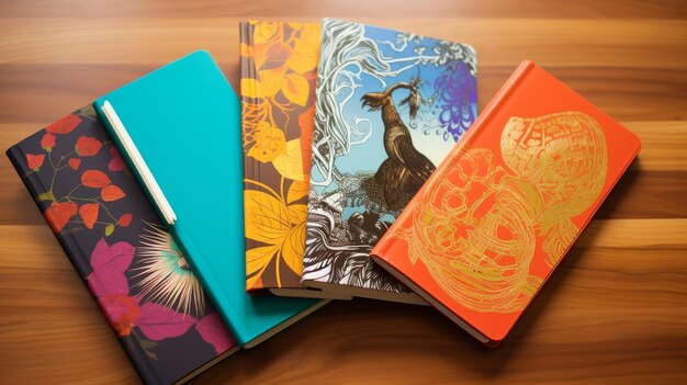 Array of Notebooks in Various Sizes