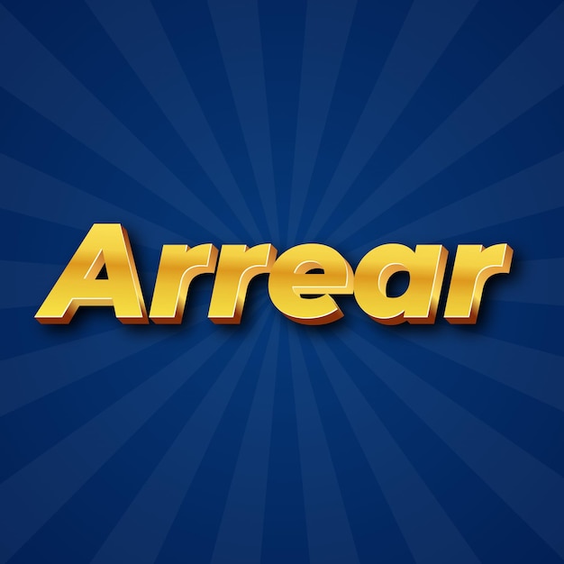 Arrear Text effect Gold JPG attractive background card photo confetti