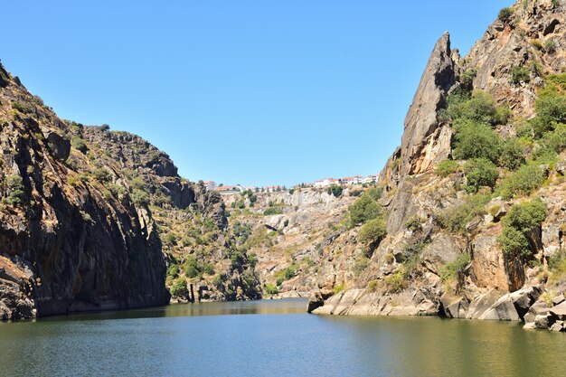 Arribes do Douro, landschap in de buurt van Miranda do Douro, Portugal