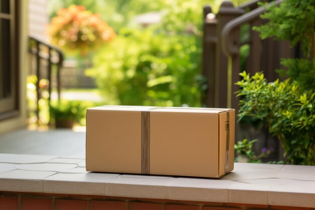Premium Photo  The Arrival of Modern Convenience A Seamless ECommerce Delivery to a Picturesque 