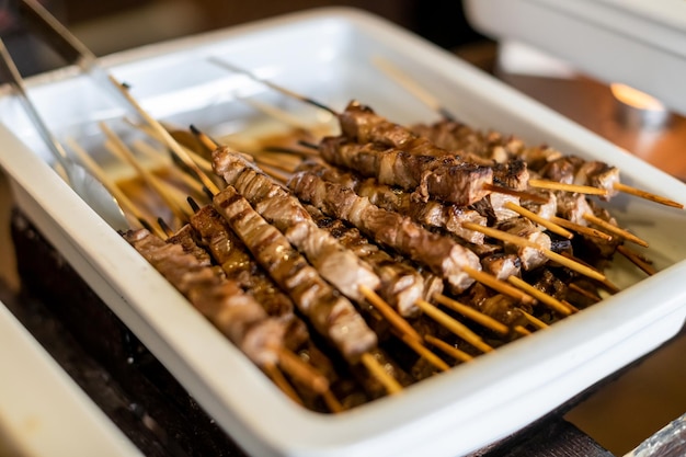 Arrosticini uit de Italiaanse regio Abruzzo