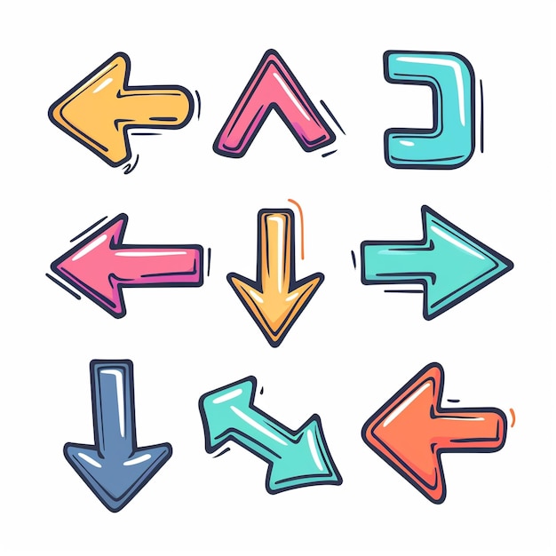 arrow and graph