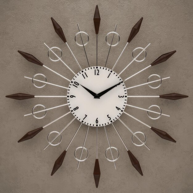 Photo arrow style wall clock 3d model