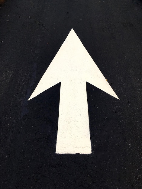 道路上の矢印記号