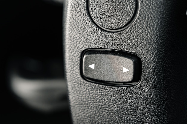 Arrows button in a car