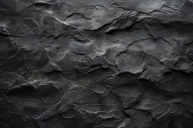 Art Black Concrete Stone Texture Background