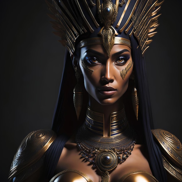 Art concept illustration of the most beautiful woman and Queen of Egypt Cleopatra