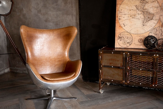 art concept with old furniture
